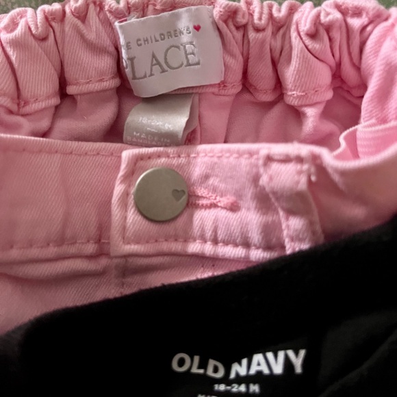 2 Pc Outfit 18-24 Mo Short Sleeve Tee And Jean Type Shorts - Picture 3 of 5